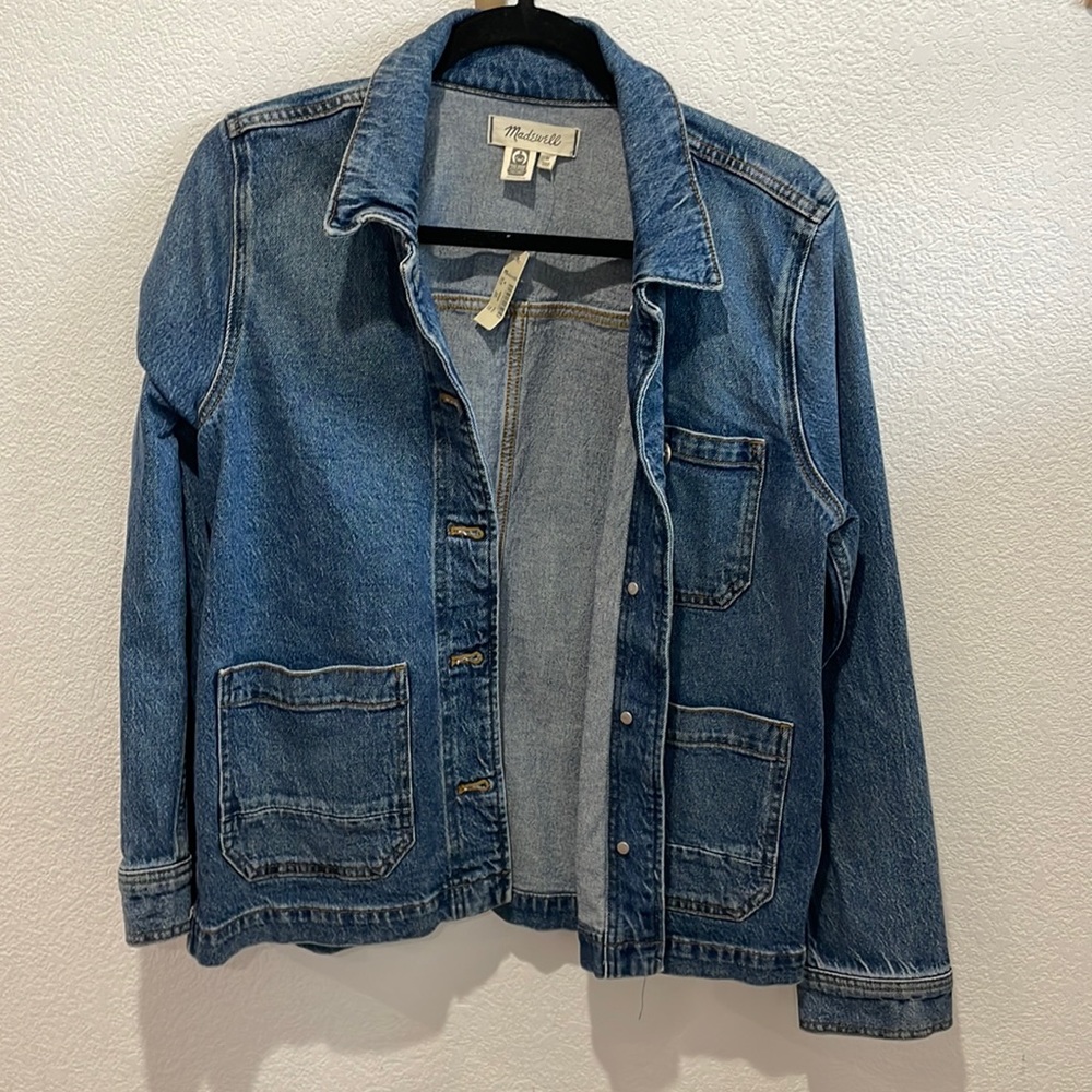 Denim Ashwood Chore Coat in Freemont Wash in Medium